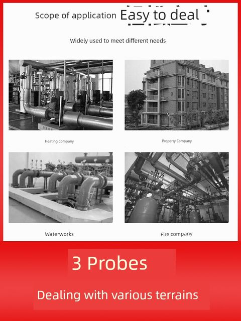 Genuine upgraded rhubarb/Fuxin Detection/Hanyang Leakage Tester Water Pipe Floor Heating Leakage Indoor and Outdoor Leakage Detection