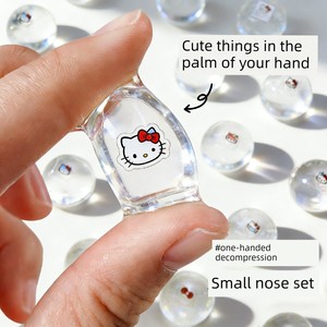Mini Transparent DIY Squeeze Toys for Girls, Safe and Non-Toxic Stress-Relief Birthday Gift for Children