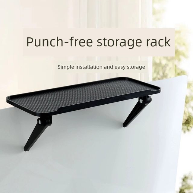 The top display of the TV set-top box storage box bracket is placed on the top monitor without hole punching