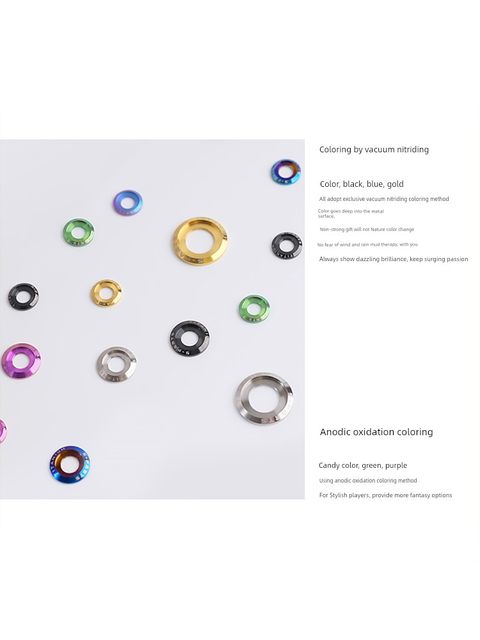 SPARTS Stan A3 gasket M5/M6/M8/M10/M12 Titanium alloy Locking gold tram motorcycle