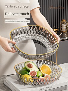 Accessible Luxury Fancy Fruit Plate Living Room Coffee Table For Home Fruit Pot High-end Front Desk Candy Plate Nut Snac