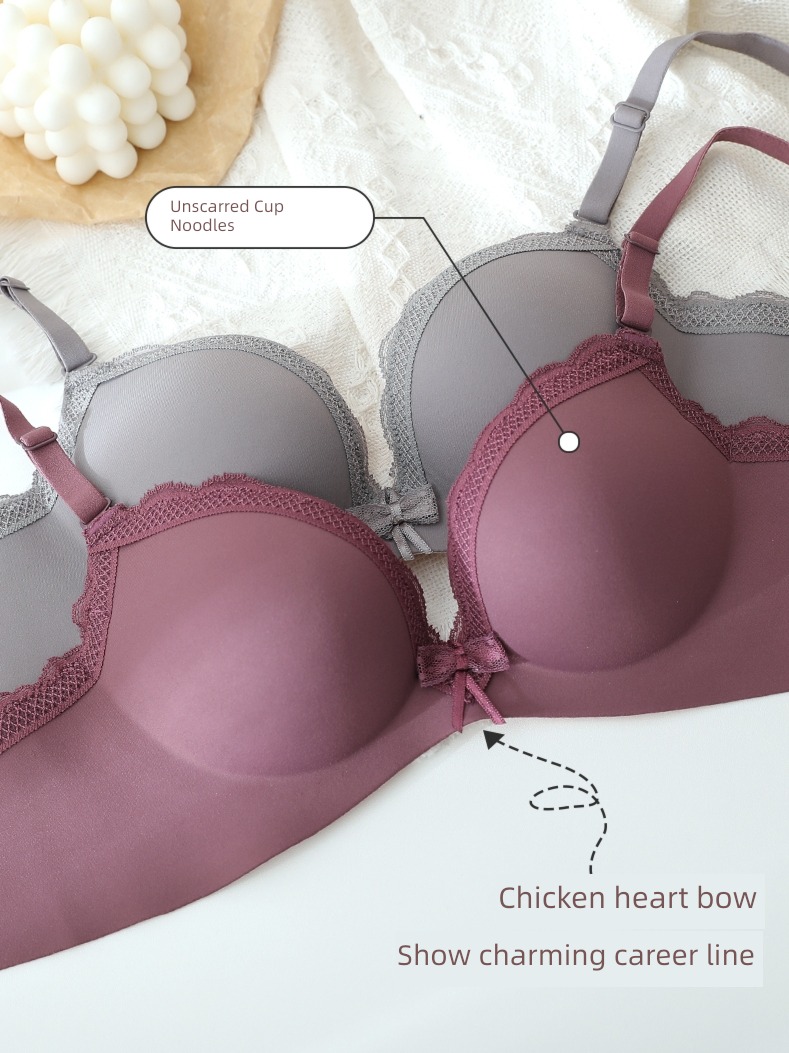 Small chest Gather together Wireless  Thickened section sexy Underwear