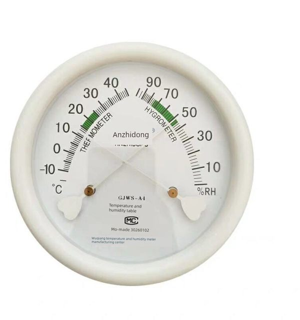 Wuqiang'an Zhidong GJWS-A4 Medical Pharmacy High-precision Temperature and Hygrometer Wall-mounted Metering and Appraisal Certificate Package Inspection