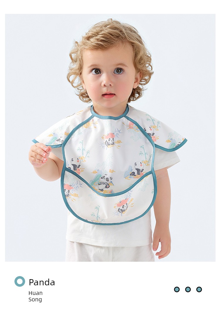 Babies' Baby Food Supplement Sleeveless Summer Eating Bib — 27