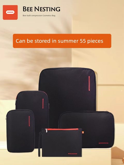 New travel and business trip compression storage bag set waterproof large capacity suitcase clothes home decoration Fengzhu