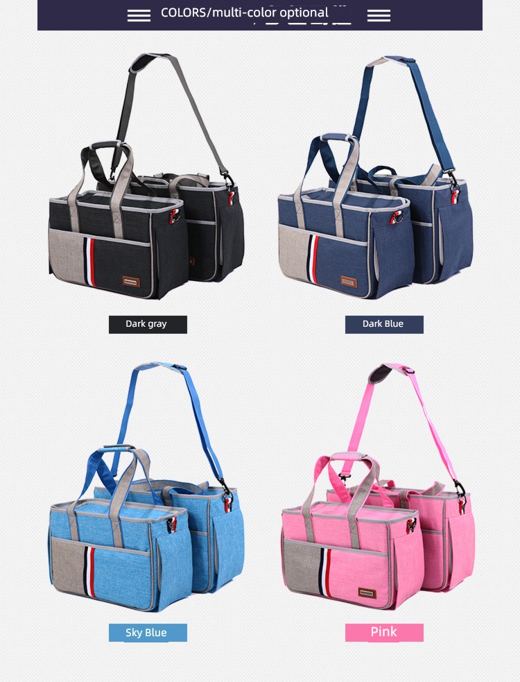 poodle Blossoming Portable bag ventilation comfortable Pets knapsack