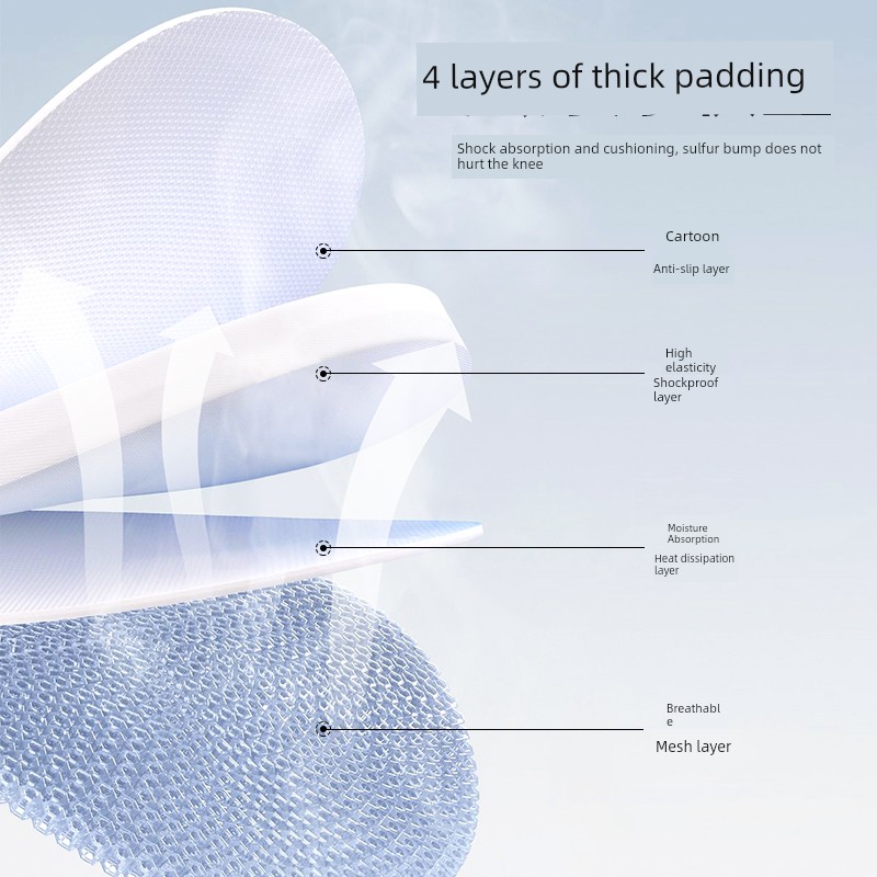 Bipins Baby's Kneecap Four Seasons Thin Baby Toddler Crawling Anti-Fall Knee Child Kid Protective Pad Handy Gadget