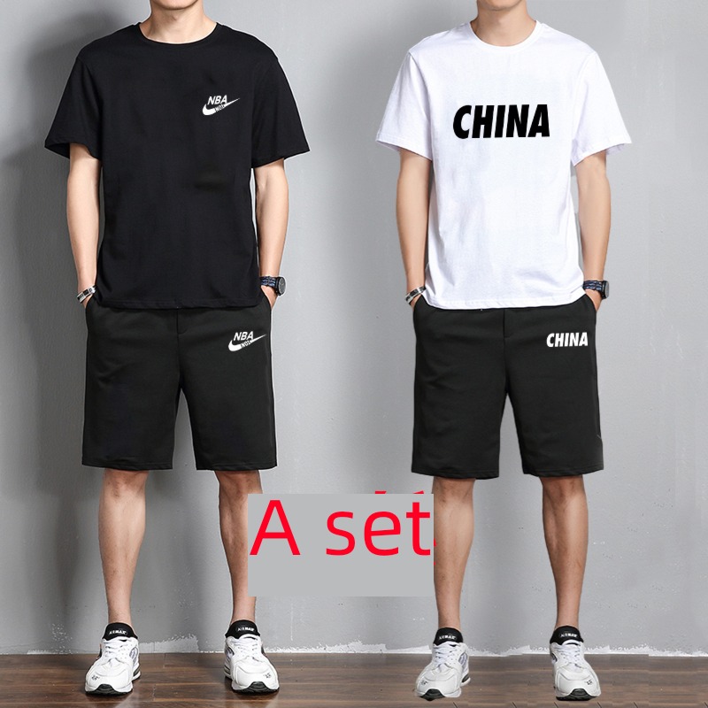 Chaopai Short sleeve Undershirt man Compassionate Sports suit