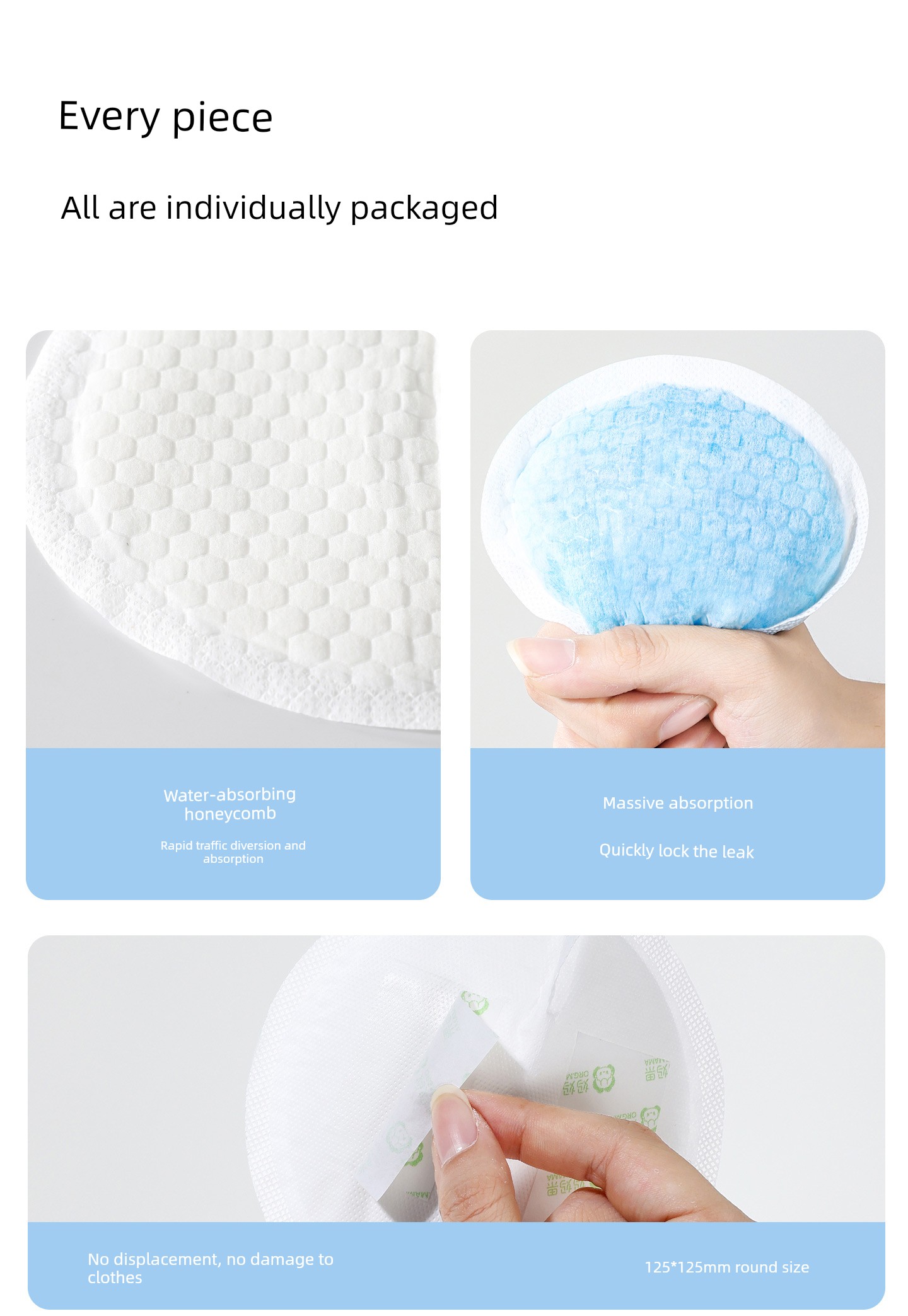 Org. Mama Anti-Overflow Breast Pad Disposable Maternity Breastfeeding Leak-Proof Nursing Breast Pad Spill Prevention Breast Pad Handy Gadget Ultra-Thin — 13