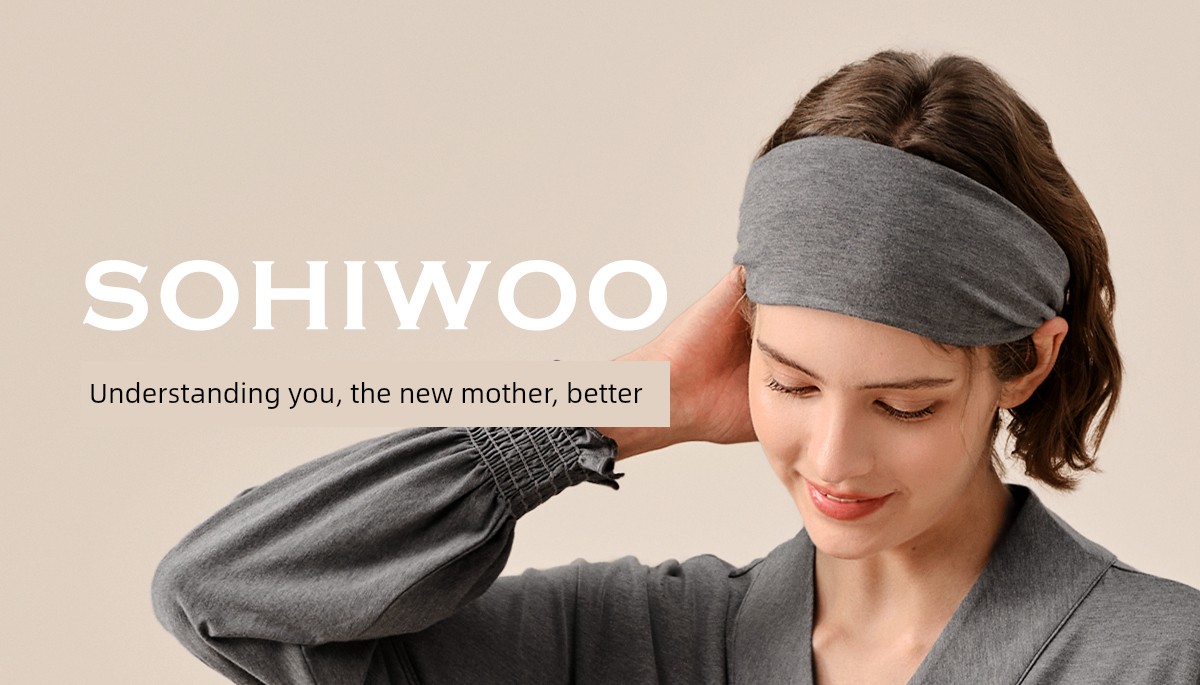 Sohiwoo Postpartum Headband for Pregnant Women, Windproof Postpartum Hat, Autumn and Winter Bamboo Cotton Class a Postpartum Supplies — 1