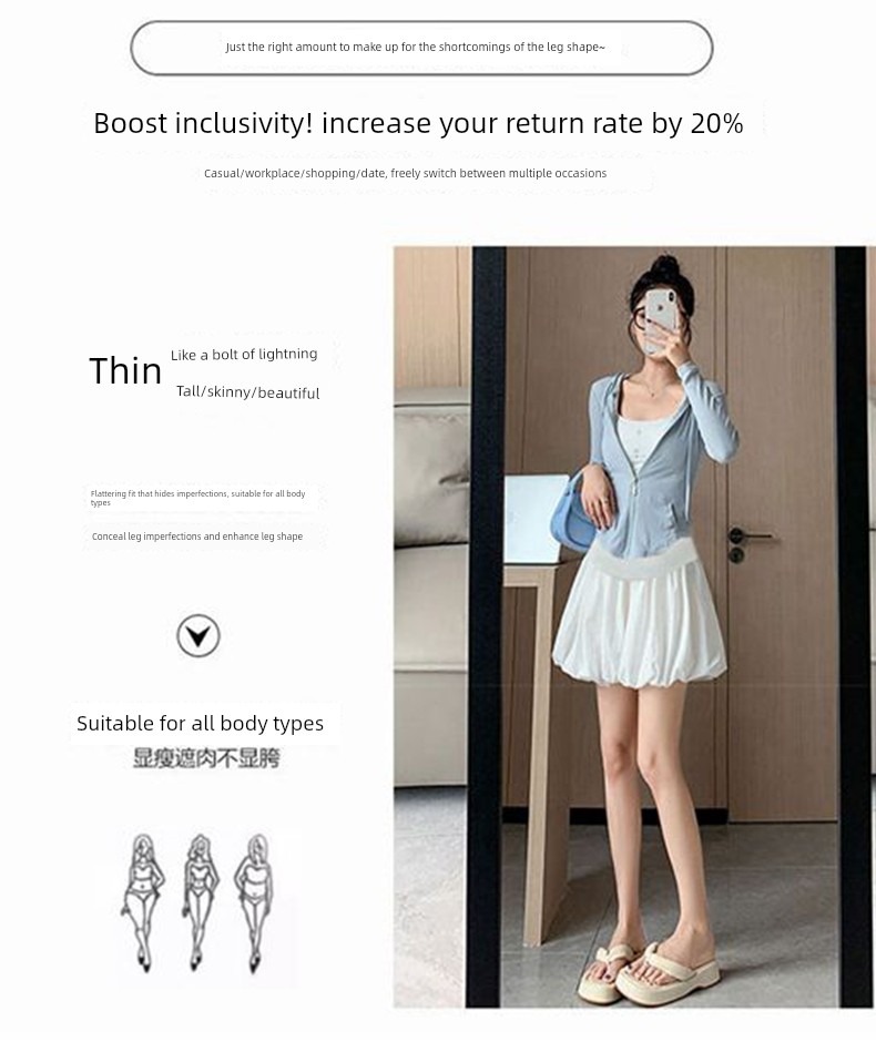 Jq Jingqi Maternity Shorts for Summer 2026 New Thin Style White Floral Skirt Pants for Pregnant Women — 10