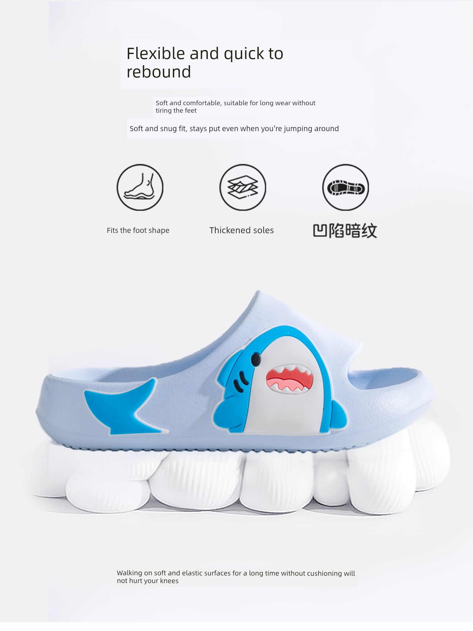 Pig Daddy Boys' Slippers Summer Children's Slippers Indoor Home Non-Slip Bathing Little Girl Baby Parent-Child Slippers — 4