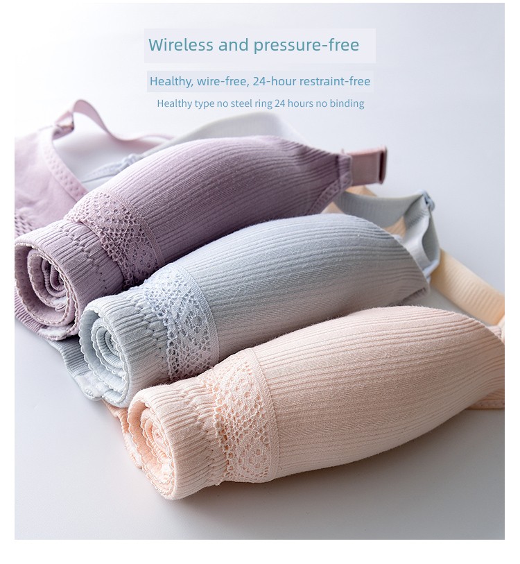 Maternity Bra Nursing Bra Push-Up Anti-Sagging Pregnancy Breastfeeding Pure Cotton Lift-Up Comfortable Bra Thin Style — 8