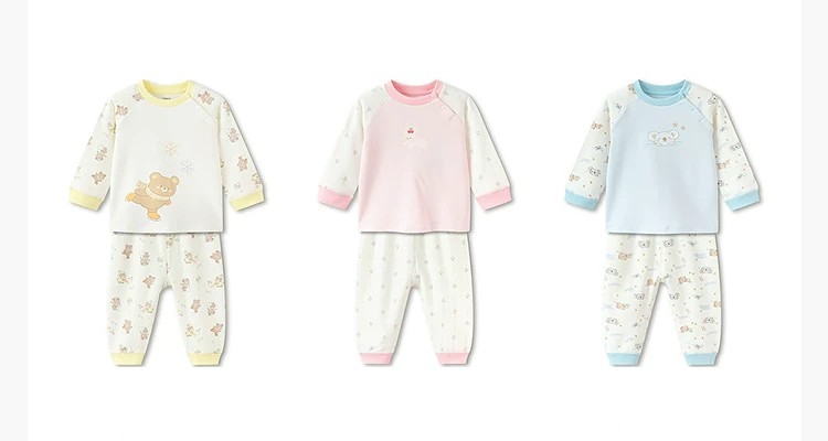 Balabala Children's Baby Pajamas, Infant Clothing, Autumn Clothes and Pants, New Spring and Autumn Two-Piece Set for Boys and Girls — 16