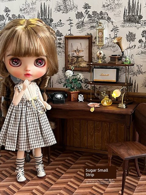 Sugar strip 12 points baby house lamp can be illuminated mini lamp small cloth model ob11 mini baby house props blythe