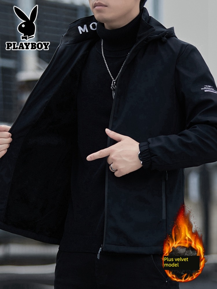 dandy winter removable Autumn clothes Hooded loose coat