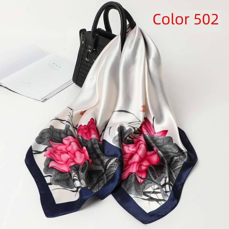 Special Offer Satin 90cm female Versatile Spring and Autumn silk