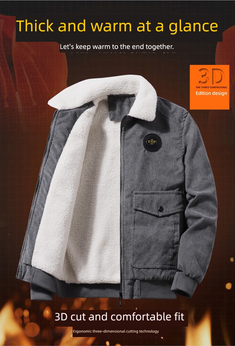 the fat Lamb hair Fattening 200 Jin easy loose coat