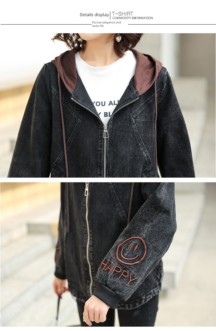 have cash less than that is registered in the accounts Embroidery leisure time Jacket jacket chaqueta