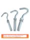 Galvanized expansion hook expansion screw hook with hook multi-functional burst hook on wall M6M8M10M12M14M16