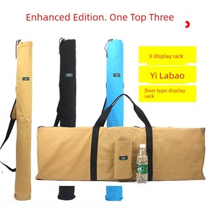 Door-Type Display Rack Bag Roll up Bag Cosmetics Bag X Display Rack Bag Cover Bag Poster Thickened Portable Tote Backpac