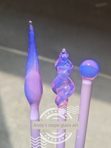 B12 Amethyst Heavy Edition Purple Pink Protein Bar Glass Art Glass Rods Colored Glass Hard Material