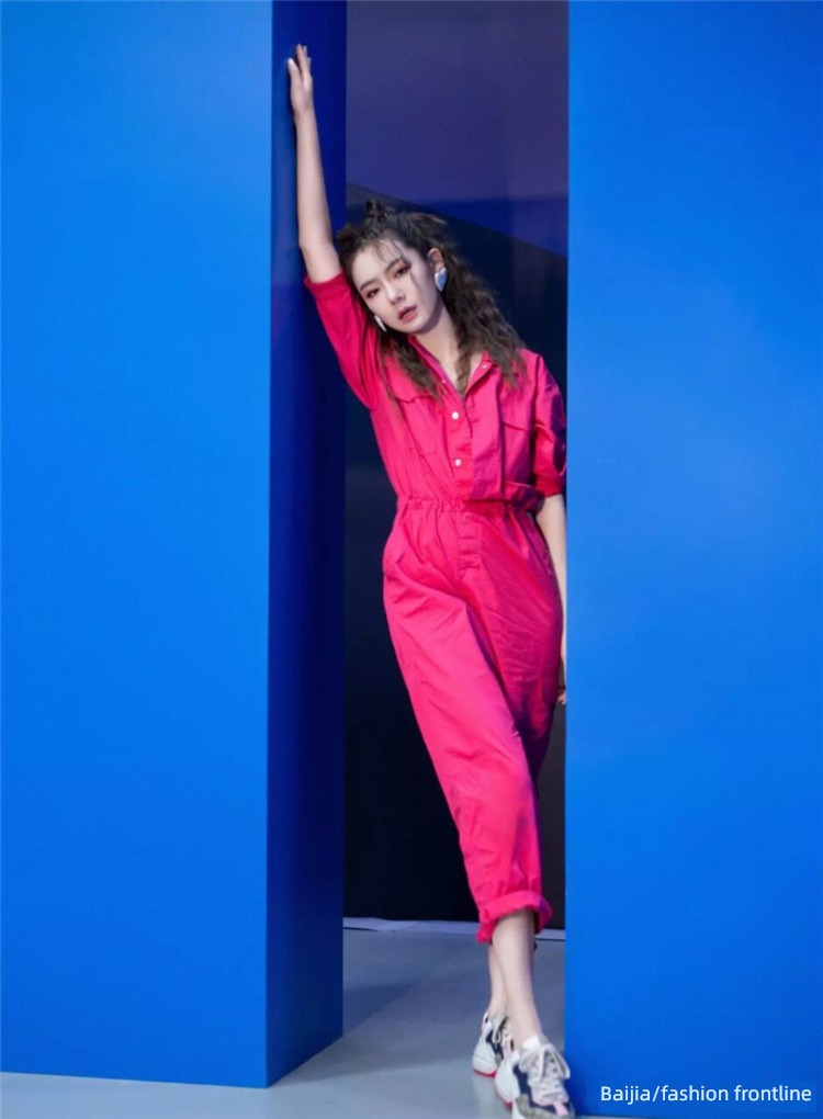 earnest Gaga Qi Wei Same Long sleeve easy Jumpsuits
