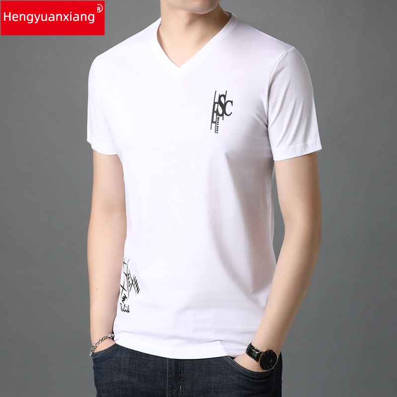 hyz  Chicken heart collar Sweaters Dad Costume middle age T-shirt
