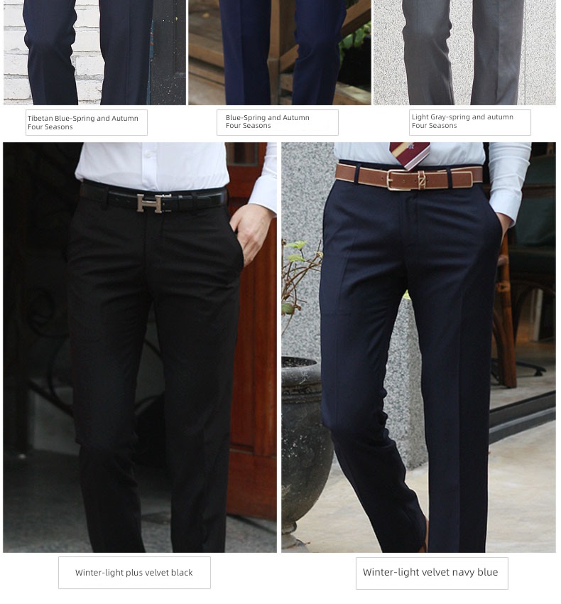 Spring and Autumn Self-cultivation leisure time occupation formal wear man Western-style trousers