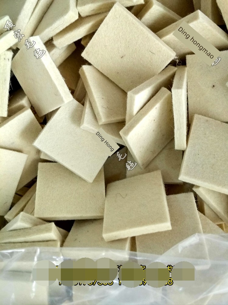 Drawing Wire Wool Felt Piece Industrial Felt Copper-Plated Winding Wire Felt Pressing Wire Felt Enamelled Wire Felt Block Mat Strip Mechanism Sealing Block