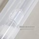 Yuman Makeup Brush Storage Box Portable Dust-proof Portable Eyeshadow Brush Eyebrow Pencil Storage Box Transparent