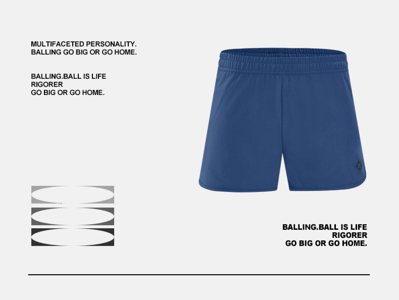 Quasi person ma'am Bodybuilding lining Light proof motion shorts