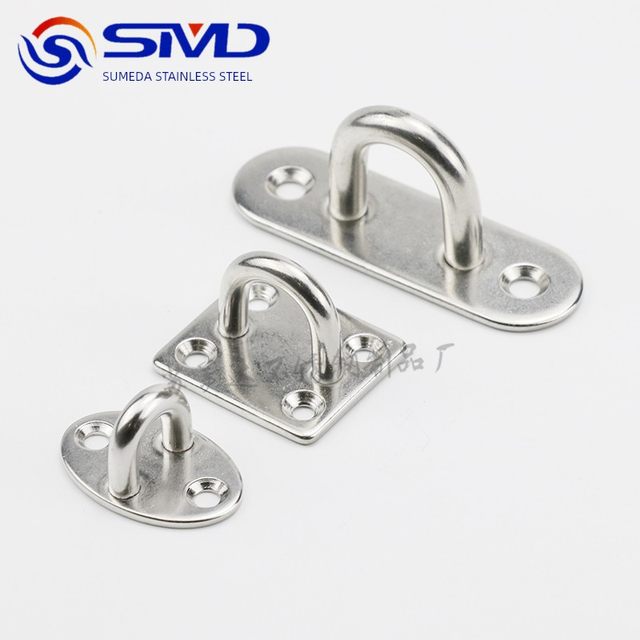 304 stainless steel hook fan hook sand bag hook wall ceiling chandeliers lighting ceiling hook ring U-shaped load-bearing hook