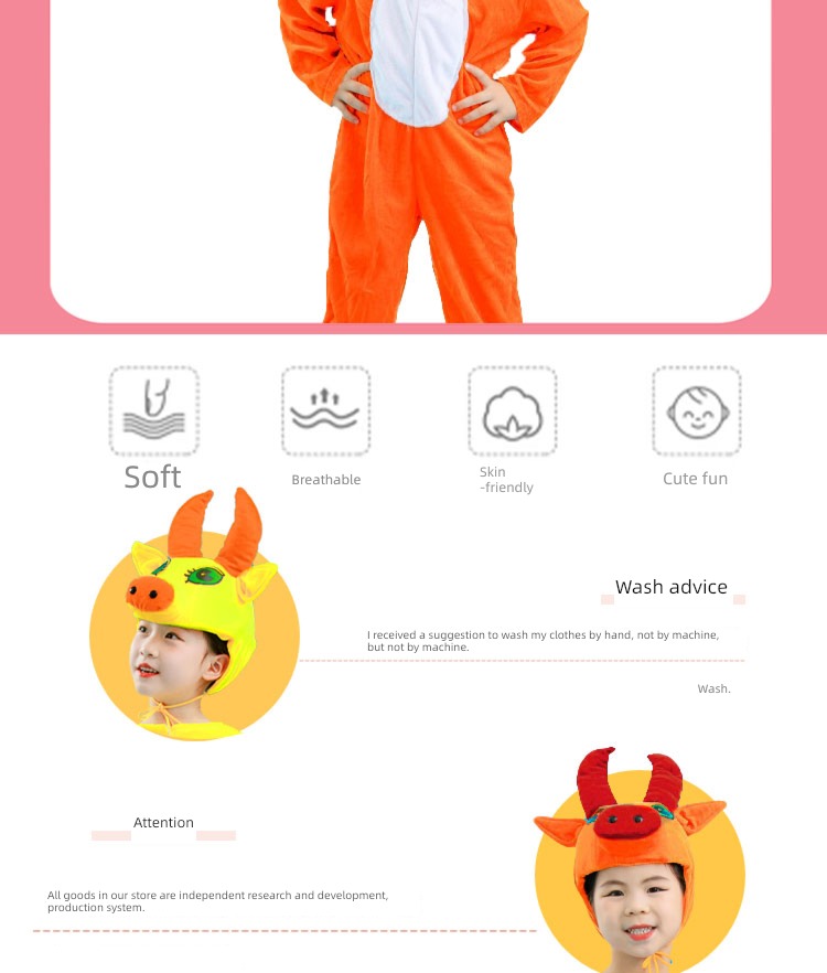 kindergarten Little lion animal modern drama Cartoon costume