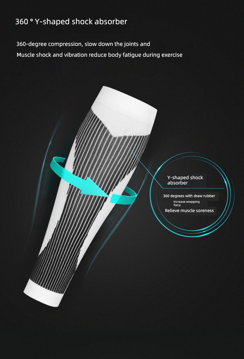 marathon motion Calf protection Muscle energy Middle cylinder Socks