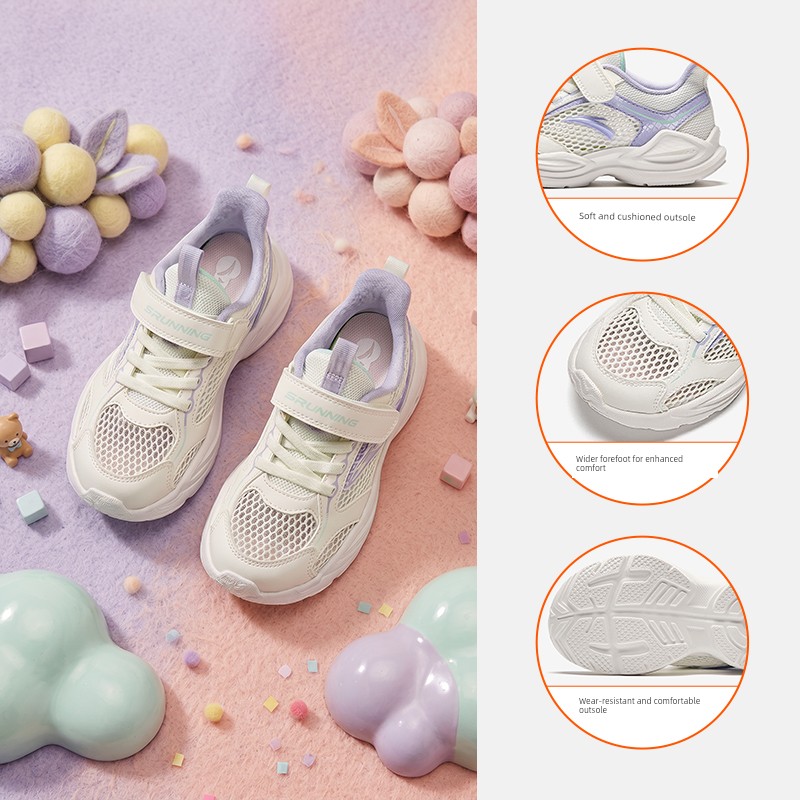 Anta Kids' Sports Shoes for Girls, 2026 Autumn Toddler Running Shoes, Baby Girl Shoes, Girls' Running Shoes — 5
