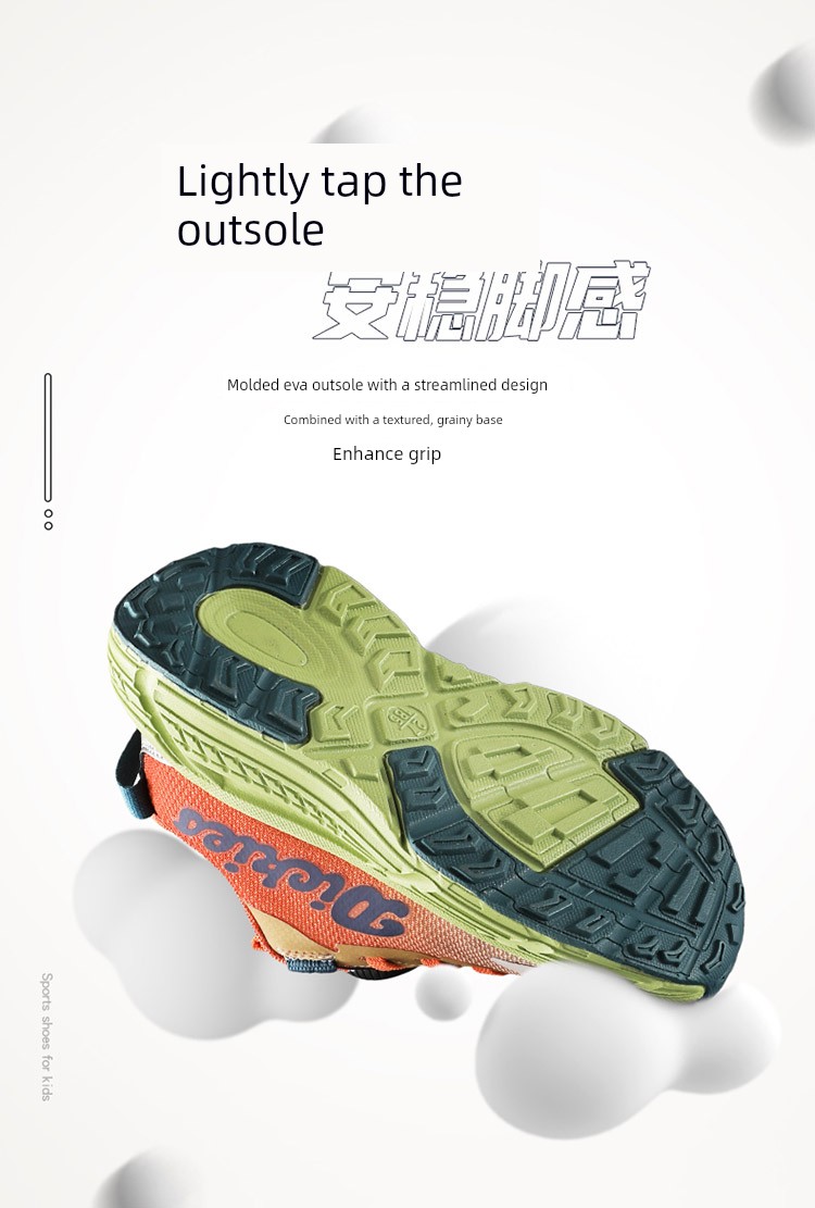 Dickies Kidsren's Sports Shoes for Boys and Girls, Lightweight, Breathable, Casual Swivel Buckle Kidsren's Shoes, Soft-Soled, Wear-Resistant Running Shoes — 11