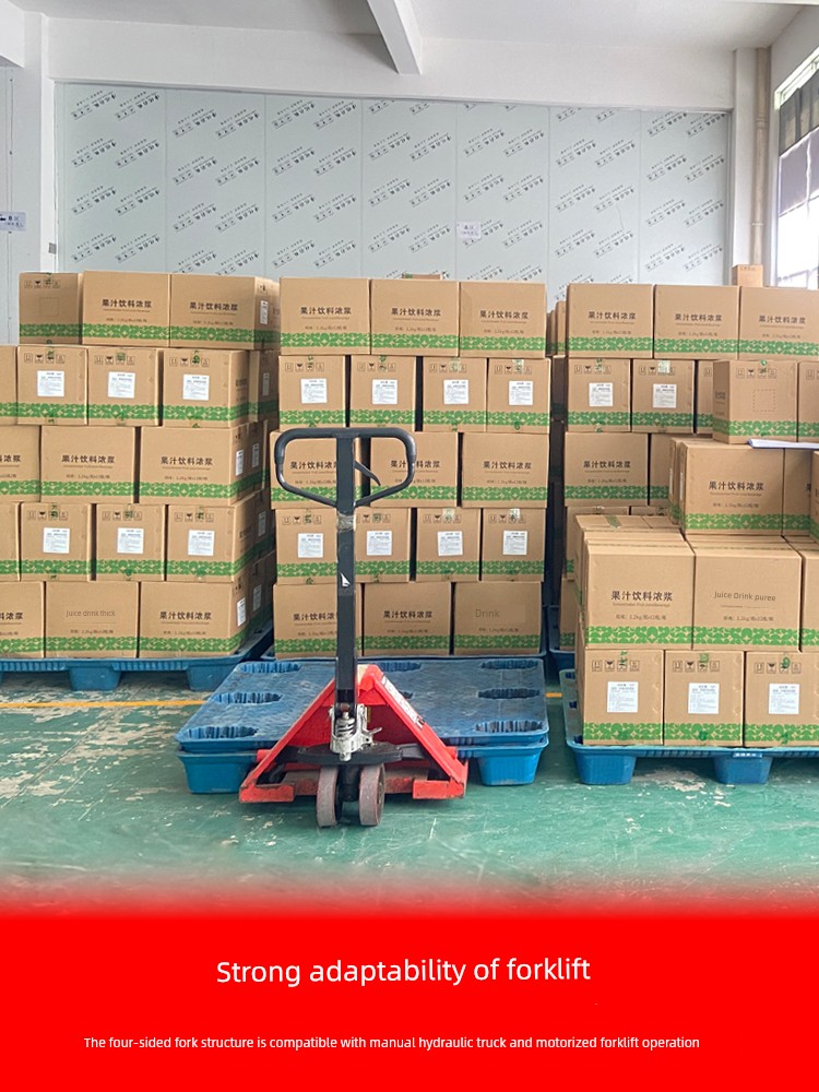 Nine Feet Blow Molding Tray Plastic Forklift Board Warehouse Moisture-Proof Base Plate Ground Pile Floor Decker Card Board Shelf Pallet Supporting Plate
