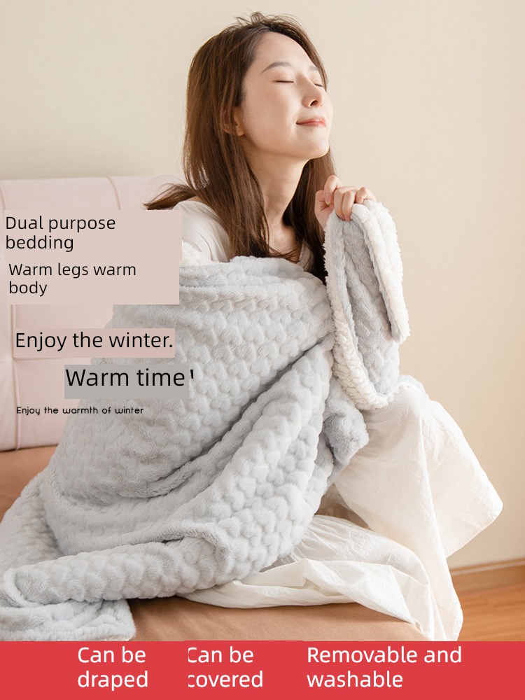 Sanchun Electric blanket Single person office heating quilt siesta winter Heating artifact Cover leg Warm up Blanket small-scale