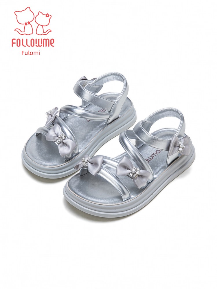 Fuluo Mi Girls' Sandals Kidsren's Summer Shoes 2026 Summer New Soft-Soled Sports Baby Girl Princess Shoes — 5