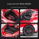Jiaye 1/32 Fara F488 track version alloy car model return sound and light toy lace sports car box