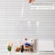 Handheld transparent bag large capacity file bag star peripheral support fan storage bag shoulder bag small kar doll pendant star chasing artifact concert fan offline star chasing female storage bag