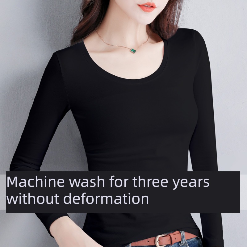 Long sleeve Autumn and winter clothes Self-cultivation Thin T-shirt jacket Undershirt