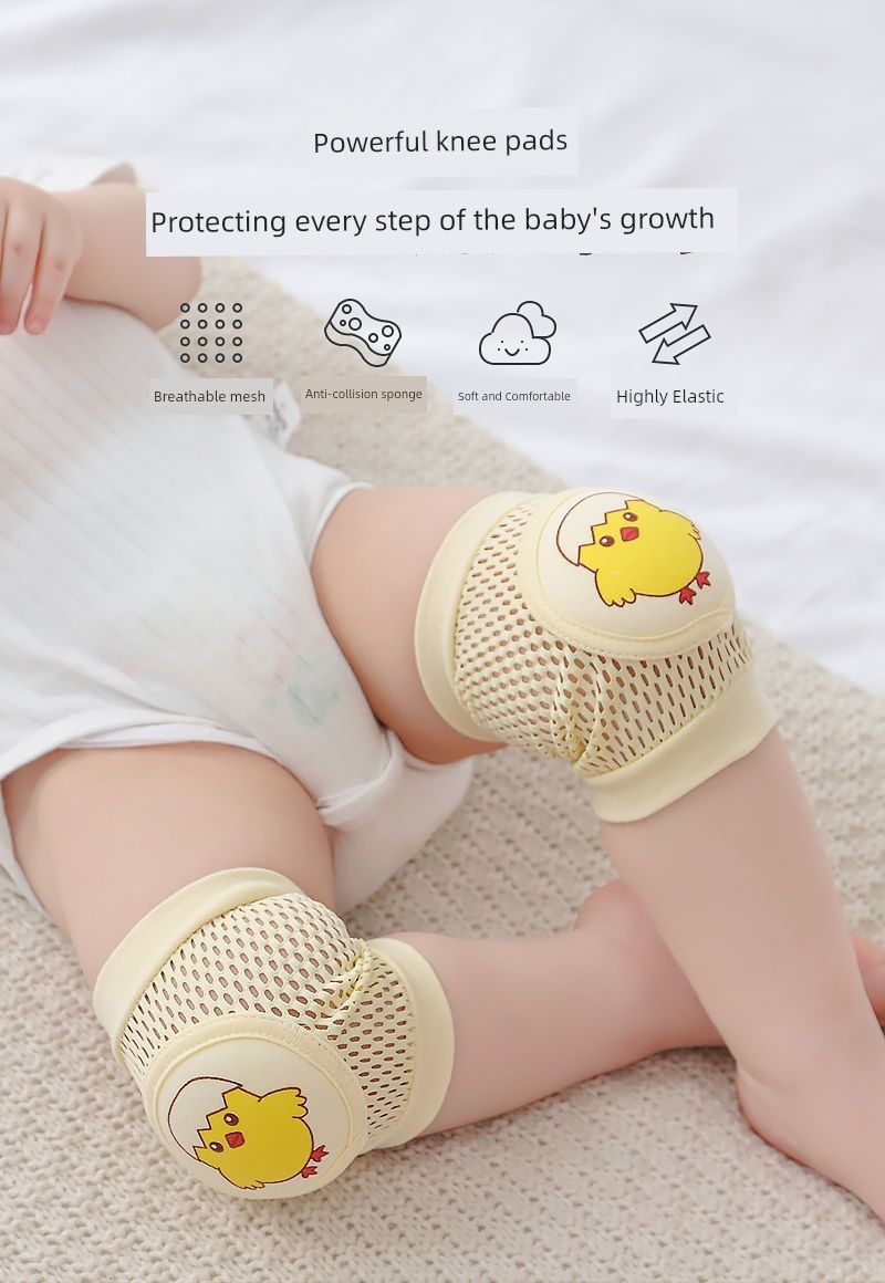 Baby Knee Pads for Crawling, Infant Knee Protectors, Children's Anti-Fall Crawling Gear, Toddler Learning Crawling Elbow Pads, Summer Thin Version — 1