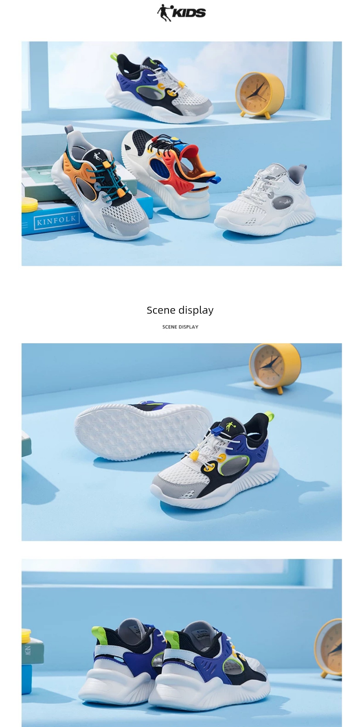 Jordan Summer Mesh Breathable Cut Out Children's Sandals — 11