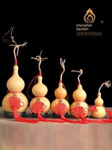 Natural Bottle Gourd Pendant Large Small Size Decoration with Faucet Hand Toy Crafts Hand Pieces Home Office Fortune Rea