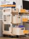 Xingyou schoolbag storage rack for home multi-layer primary school students' book storage rack for movable small cart under the table