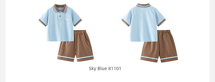 Mini Bala Polo Short-Sleeved Vest Set — 41