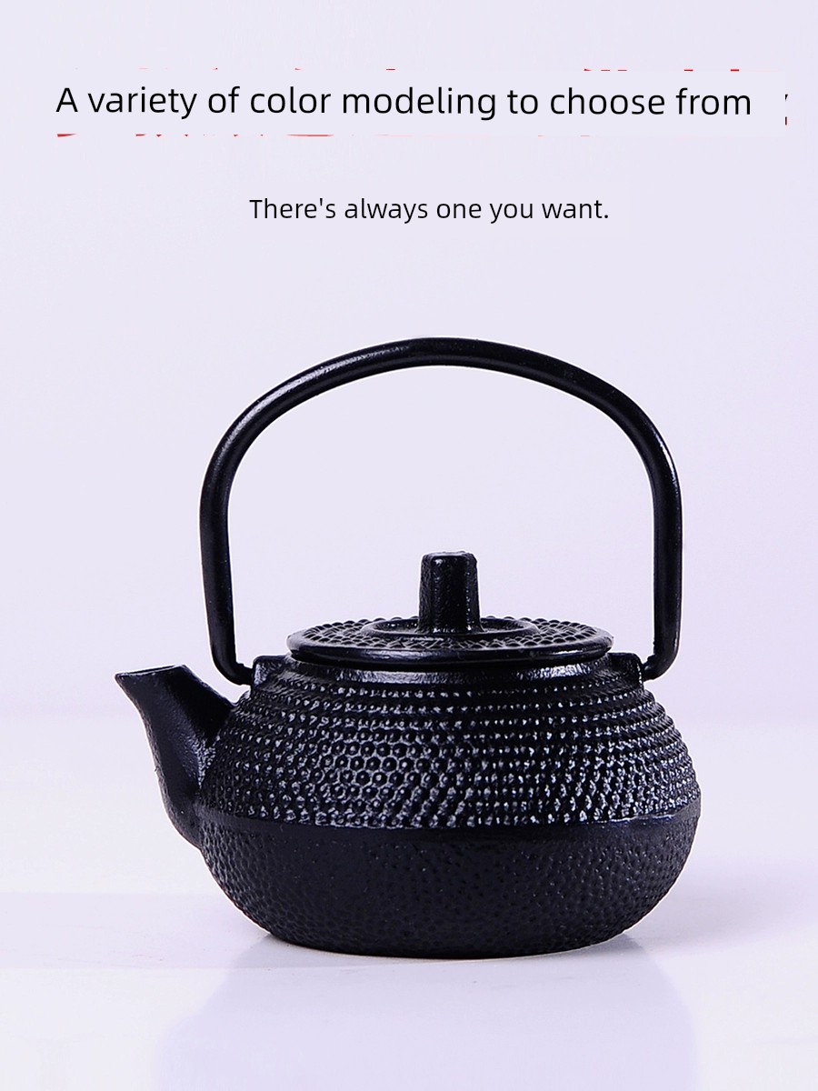 復古日式鑄鐵茶壺 茶寵擺件 迷你小茶壺 家用茶具