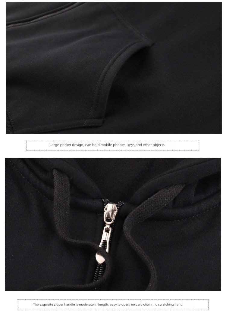 Autumn and winter Fattening zipper Cardigan easy motion Sweater